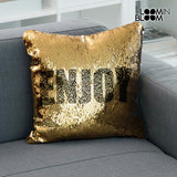 Loom In Bloom Enjoy & Happy Magic Mermaid Sequin Cushion
