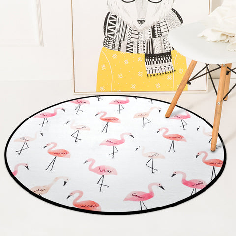 European Geometric Round Carpet For Living Room Children Bedroom Rugs And Carpets Computer Chair Floor Mat Cloakroom Carpet