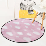 European Geometric Round Carpet For Living Room Children Bedroom Rugs And Carpets Computer Chair Floor Mat Cloakroom Carpet