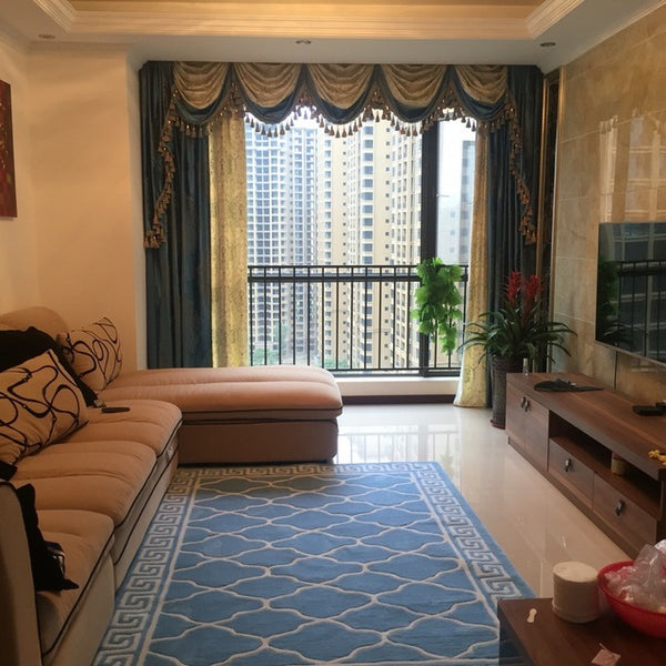 European Style Geometric Carpet big size High quality Home Mat Nordic brife Living room Carpet 7mm thicken Palor rugs Art Decor