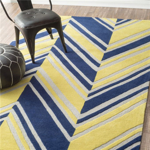 European Style Geometric Carpet big size High quality Home Mat Nordic brife Living room Carpet 7mm thicken Palor rugs Art Decor