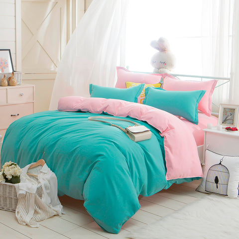 2016 High quality fashion soft Comforter White Plain Bedlinen Cozy Soft Bedspreads Bedding Sets 3pcs/4pcs Bed Sheets Wholesale