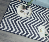 Fashion Modern Geometric Wave Zigzag Living Room Bedroom Decorative Carpet Area Rug Bathroom Floor Door Yoga Baby Crawl Play Mat